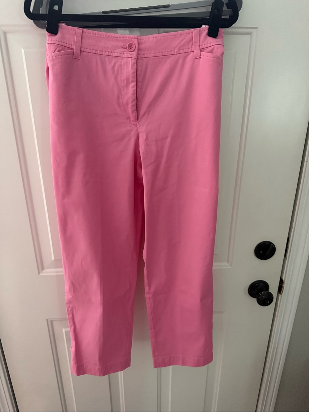 Talbots Pink Perfect Crop Chino Pants